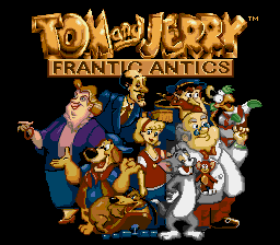 Tom and Jerry - Frantic Antics (1993) Title Screen